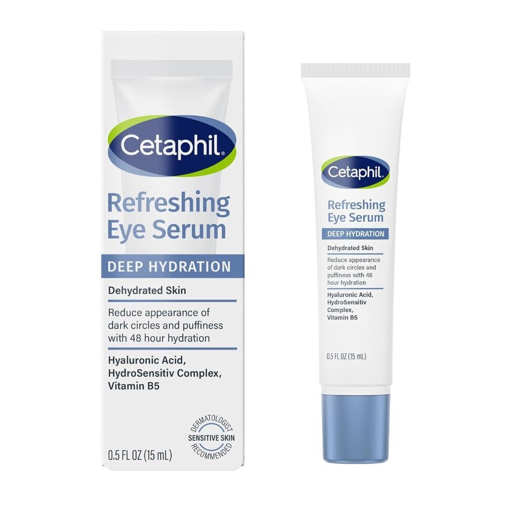 Deep Hydration Refreshing Eye Serum, 0.5 fl oz, 48Hr Hydrating Under Eye Cream t
